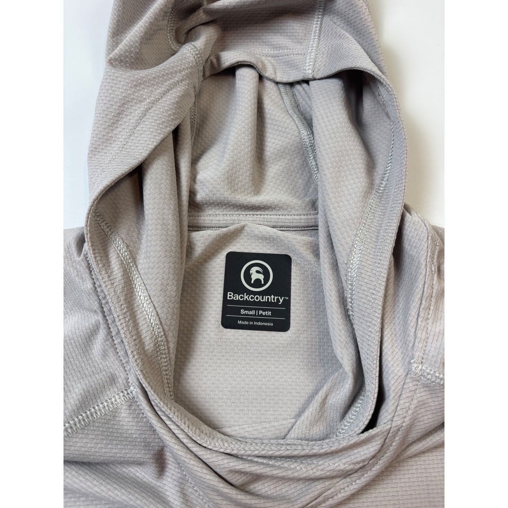 Backcountry Sun Hoodie Womens Small Gray Long Sleeve Thumbhole Hiking Outdoor - Picture 3 of 7